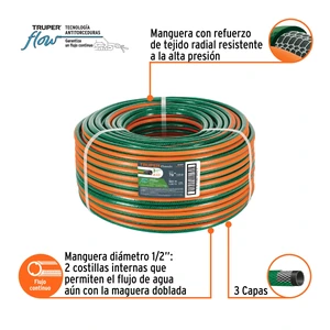 Metro de manguera 1/2