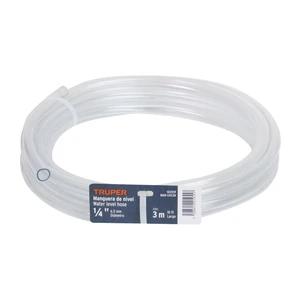 103939 / MAN-1/4X3N Manguera de Nivel, 1/4', rollo de 3m, TRUPER