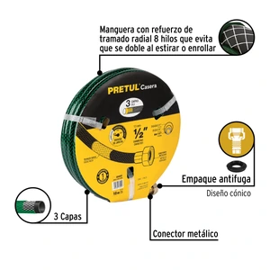 Manguera 1/2