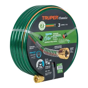 16041 / MAN-25X3/4R Truper Manguera 3/4