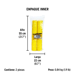 Manguera para compresor, tipo resorte, 15.2m x 1/4