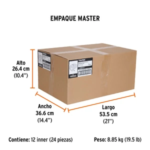Manguera para compresor, tipo resorte, 7.6 m, TRUPER