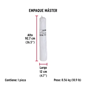 Fiero Rollo malla plafón 0.90 x 22m cal.26, abertura 10x25mm, 8kg