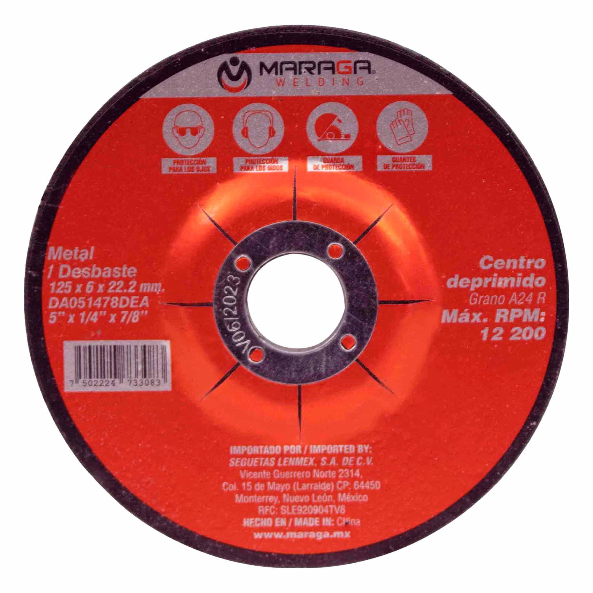Herramientas Manuales/Herramientas de Corte/Discos abrasivos Maraga