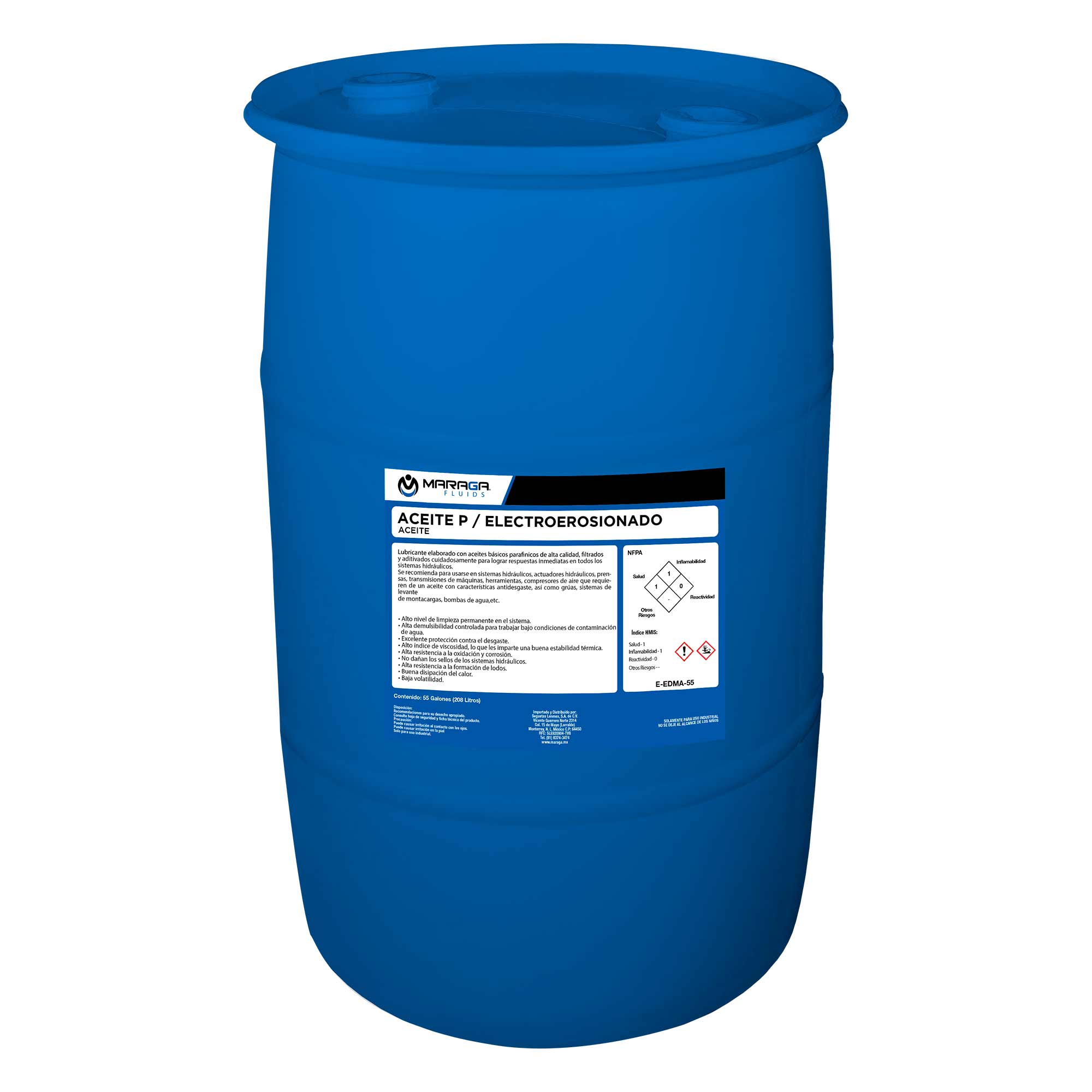 MARAGA-E-EDMA-55 / E-EDMA-55 Aceite electroerosionado 55 Galones Maraga