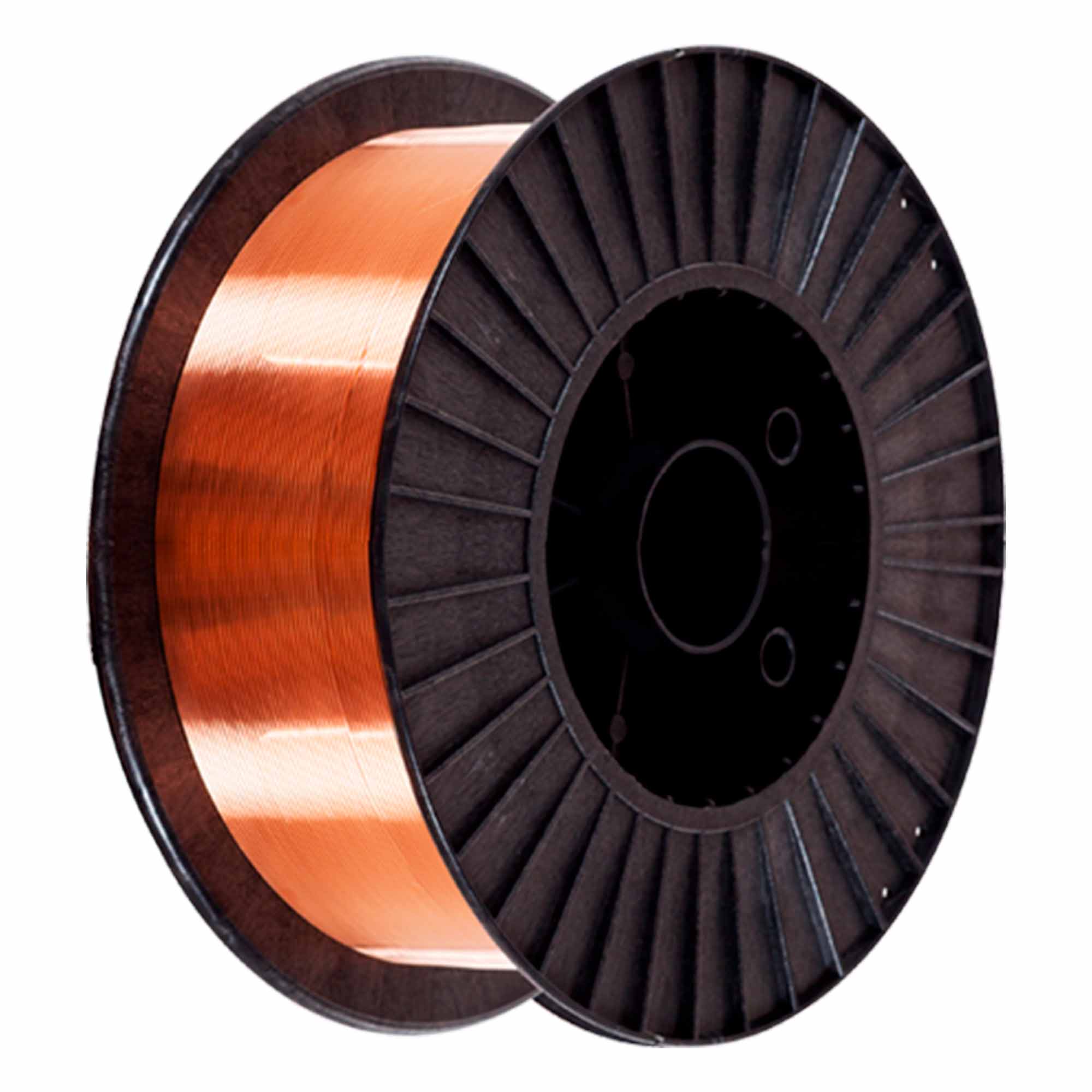 MARAGA-MW-ER70S-6-35 / MW-ER70S-6-35 Caja de Microalambre Solido de Soldadura, ER70S-6-35 para proceso GMAW MIG/MAG de 0.035" de 15Kg.