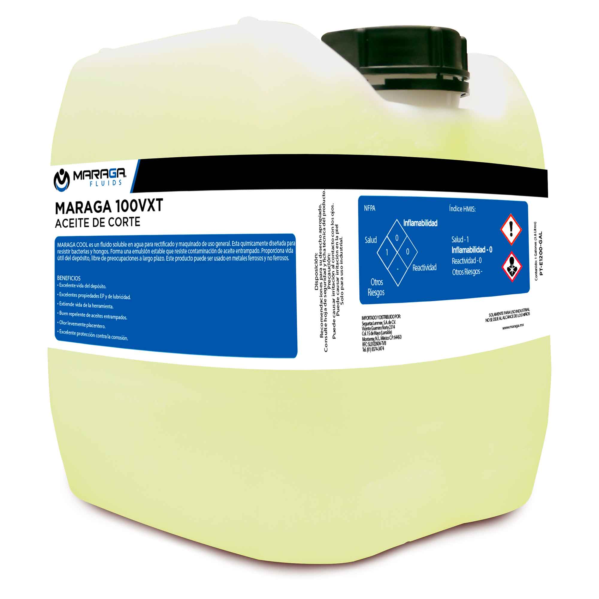 MARAGA-PT-E1200-GAL / PT-E1200-GAL Aceite 100VXT 1 Galón Maraga