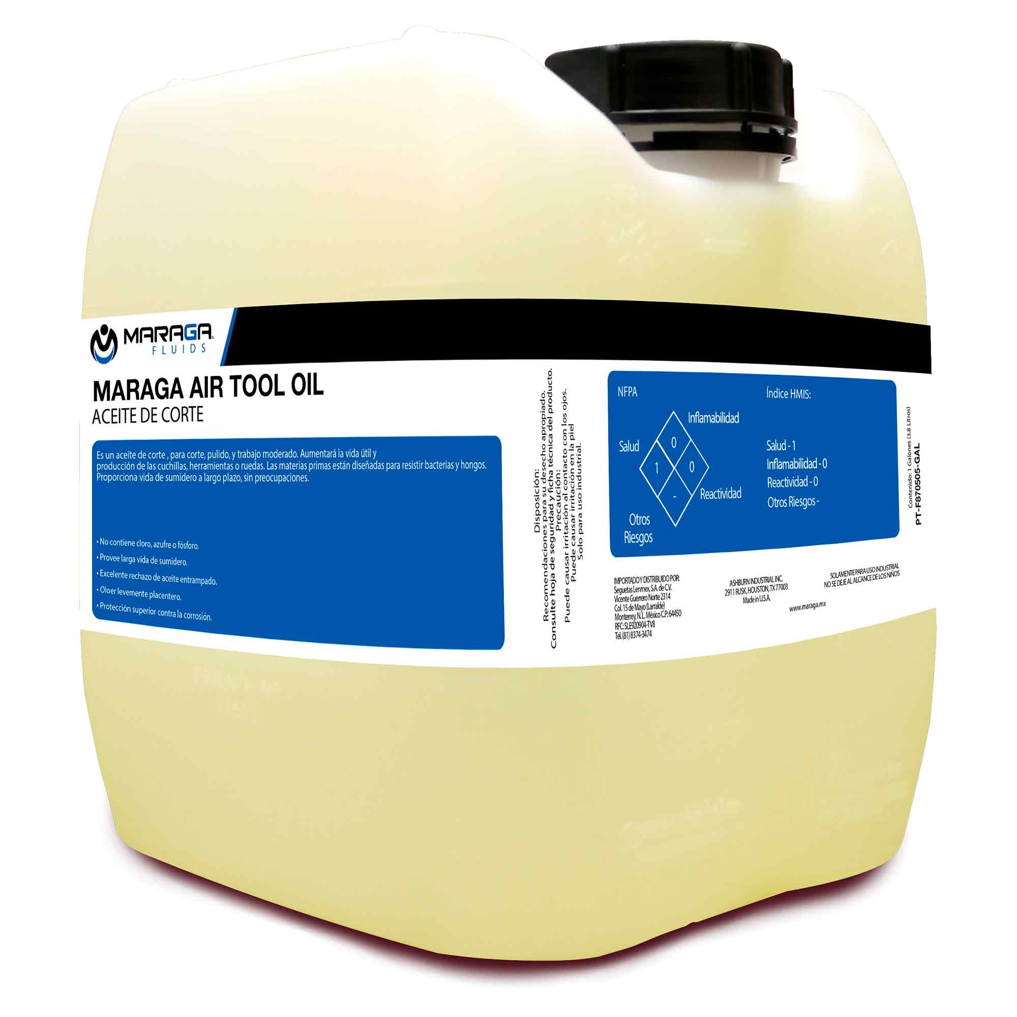 MARAGA-PT-F870505-GAL / PT-F870505-GAL Air Tool Oil 1 Galón Maraga