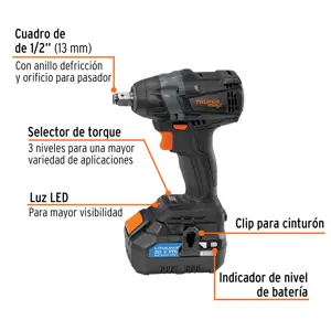 Expert Llave d/impacto inalámbrica 1/2