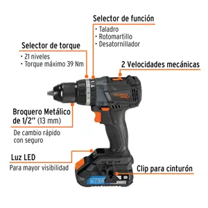 Expert Rotomartillo inalámbrico 1/2