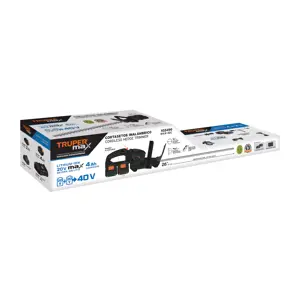 Expert Cortasetos inalámbrico 40V, 2 baterías 4Ah, 1 carg.dual, MAX
