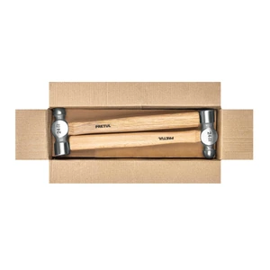 Martillo pulido de bola 24 oz mango madera, Pretul
