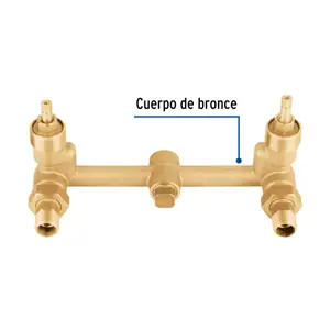 Mezcladora empotrar, compresión, s/manerales, Foset