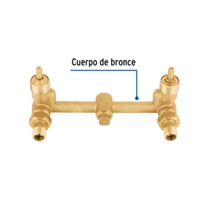 Mezcladora empotrar, 1/4 vuelta, s/manerales, Foset