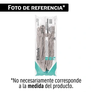 59960 / MECH-250C Trapeador tipo mechudo, 250 g repuesto, algodón, KLINTEK