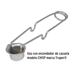 Mechero para lata de gas con válvula roscada, TRUPER