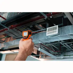 18229 / METE-500 Medidor infrarrojo de temperatura de -50°C a 500°C, Truper
