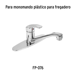 Foset Maneral de palanca p/monomando de fregadero, cromo, Basic
