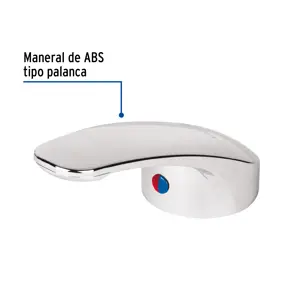 Foset Maneral de palanca p/monomando de fregadero, cromo, Basic