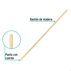 Bastón de madera de 48