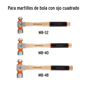 Truper Mango para martillos de bola MB-32, MB-40 y MB-48, 17