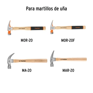 Truper Mango p/martillos de uña MOR-20, MOR-20F, MA-20 y MAR-20 13