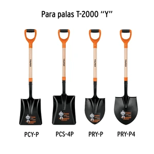 Truper Mango de reposición para pala T-2000, puño offset 