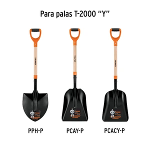 Truper Mango de reposición para pala T-2000, puño offset 