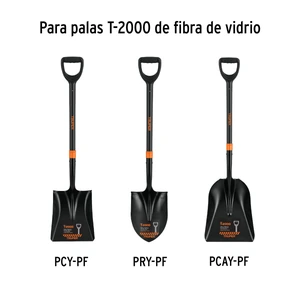 Truper Mango de reposición para pala T-2000, fibra de vidrio, 26