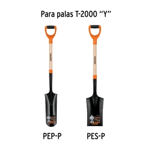 Truper Mango de reposición para pala T-2000, puño recto 