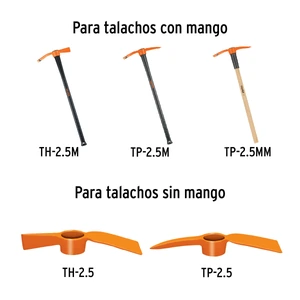 Mango para talachos TP-2.5M y TH-2.5M, de 36