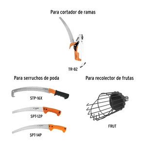 Mango telescópico de aluminio de 1.3 a 2.4 m, Truper
