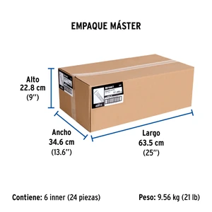Manguera para gas, PVC amarilla, 3/8