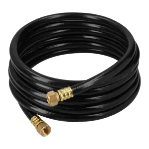 Manguera para gas, PVC negra, 3/8