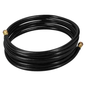 Manguera para gas, PVC negra, 3/8