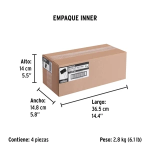 Mazo de hule, 16 oz, Pretul