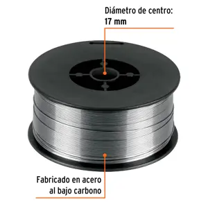Truper Caja c/1 kg de microalambre núcleo fundente, procesos s/gas