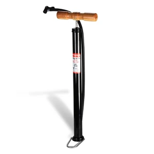 MIKELS-B/N / B/N Bomba de aire de lujo mango de madera (125 PSI)