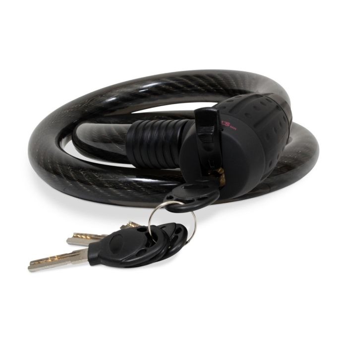 MIKELS-C-4613 / C-4613 Cable candado flexible HD  con llaves (1.5 mts)