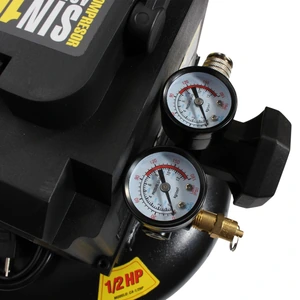 MIKELS-CA-1/2HP / CA-1/2HP Compresor de aire 1/2 HP, tipo hamburguesa (11 lts) LIBRE DE ACEITE
