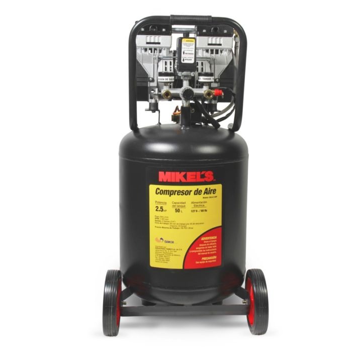 MIKELS-CALA-2.5HP / CALA-2.5HP Compresor de aire 2.5 HP (50 lts) LIBRE DE ACEITE