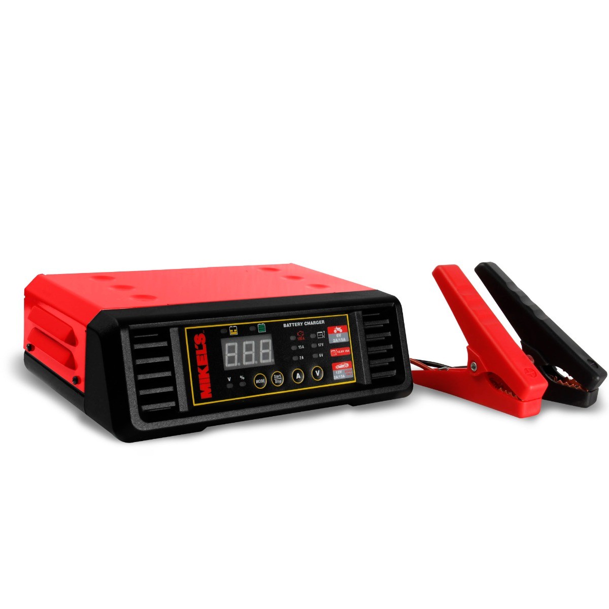 MIKELS-CBAA-100 / CBAA-100 Cargador de baterías con arrancador (2/15/100 amp)