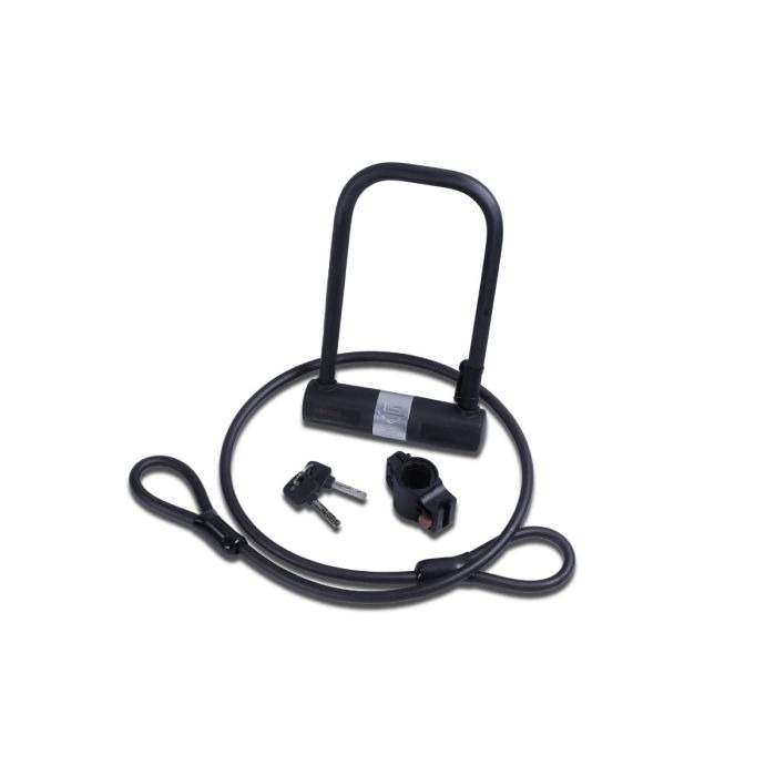 MIKELS-CC-U / CC-U Cable candado tipo U, rígido 12 Mm (cable 1.2 mts)