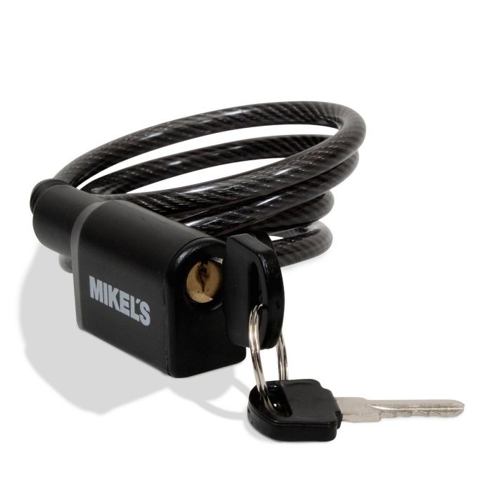 MIKELS-CCE-68 / CCE-68 Cable candado en espiral con llaves (80 cms)
