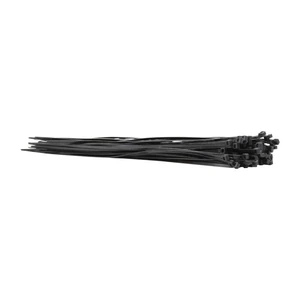 Cinchos de plástico 4.6x300 mm, 100 pzas, Negro