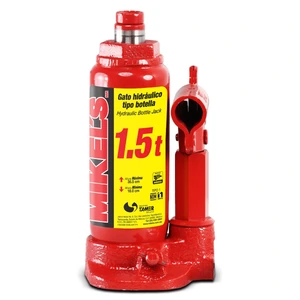 MIKELS-GH-1.5 / GH-1.5 Gato hidráulico de botella con tornillo de extensión (1.5 ton)