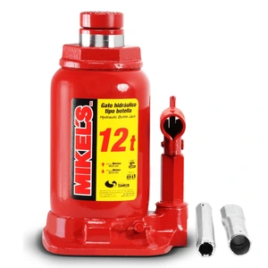 MIKELS-GH-12 / GH-12 Gato hidráulico de botella con tornillo de extensión (12 ton)