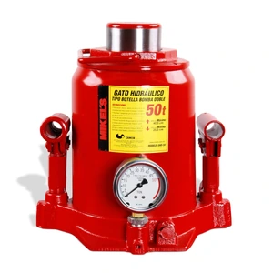 MIKELS-GHD-50 / GHD-50 Gato hidráulico de botella (50 ton, bomba de 2 velocidades)
