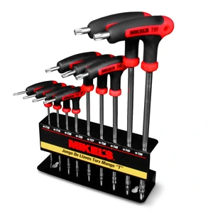 Juego de llaves  torx®, mango "T"