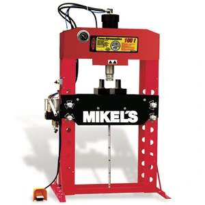 MIKELS-PHB-100 / PHB-100 Prensa hidroneumática con pistón y manómetro (100 ton)